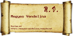 Megyes Vendelina névjegykártya